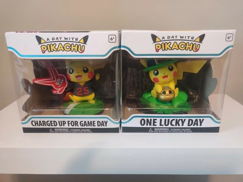 Funko A Day With Pikachu Figure Set: One Lucky Day + Charged Up For Game Day