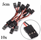 10pcs servo patch cable extension cable 5cm cable 50mm servo cable patch 10x
