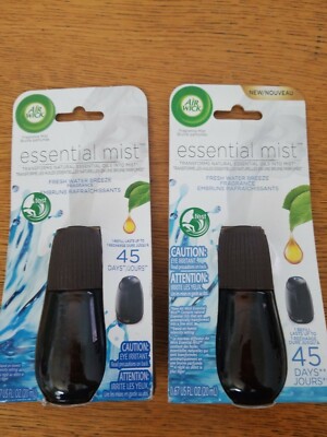 Air Wick Essential Mist Refill in Fresh Water Breeze brings a touch of aromather