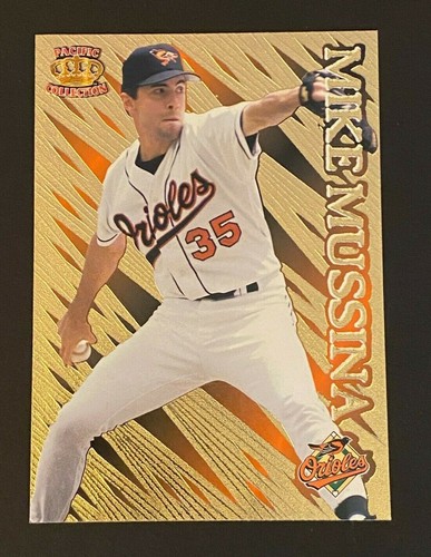 1996 Pacific Prisms Gold #P75 Mike Mussina - Baltimore Orioles - 第 1/2 張圖片