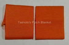 Blaze Orange Varsity Scout BSA Uniform Shoulder Epaulet Loops FREE SHIPPING