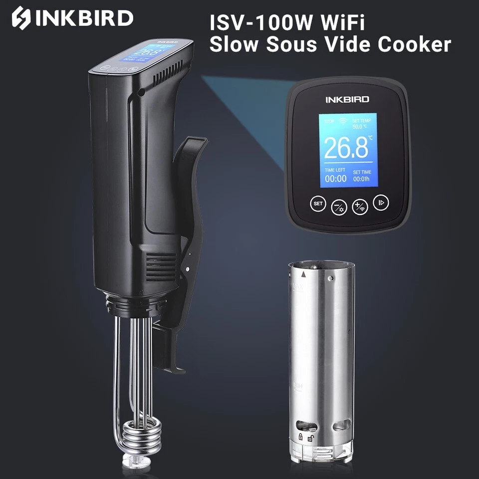 Inkbird Sous Vide Precision Cookers WiFi Circolatore Temperatura Timer Controllo - Immagine 2 di 4