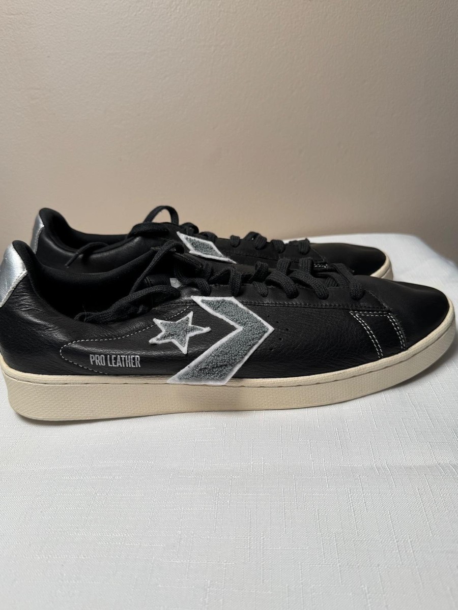Size 13 - Converse Pro Leather Low 1980's Pack - Black for sale Size 13 - Converse Pro Leather Low 1980's Pack - Black for sale