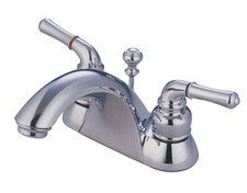 Kingston Brass KB2621 Naples 4" Centerset Lavatory Faucet Polished Chrome