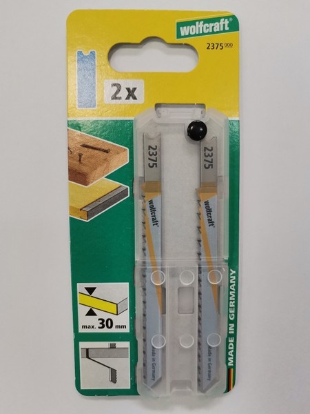 Wolfcraft 2 StüCk StichsäGebläTter Bim U-Schaft Hartholz Laminat 2375000-image