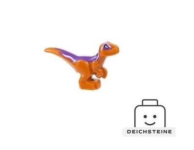 Lego  Dinosaurier 37829pb10 Dino Dinosaurier Baby NEU Dark Orange