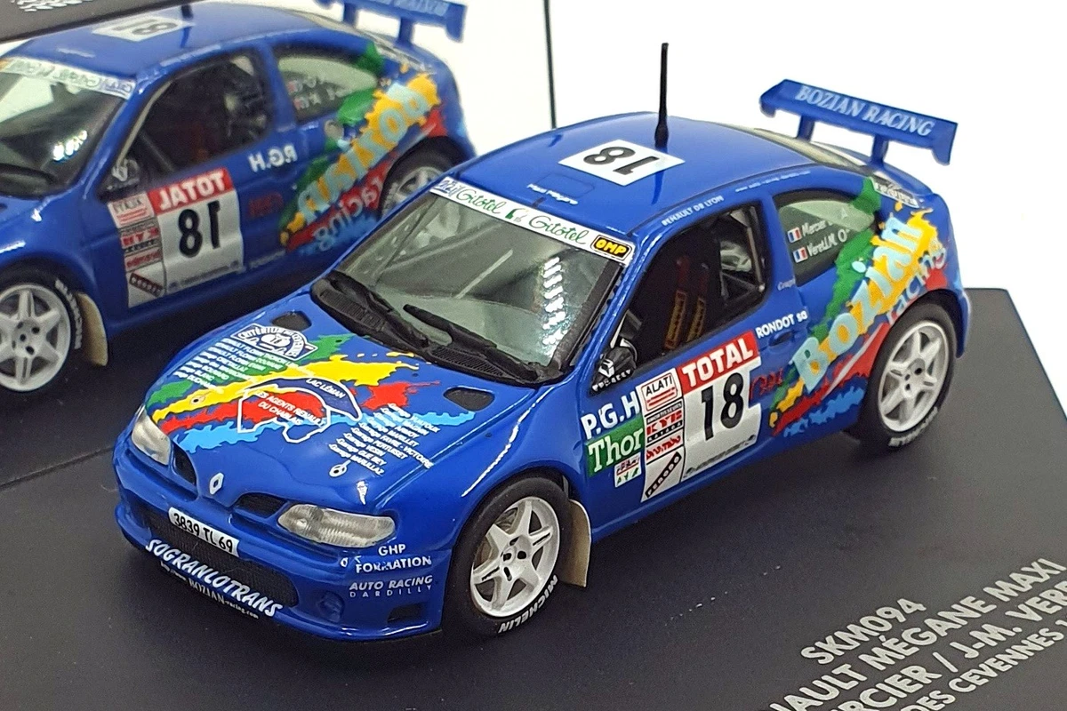 Renault maxi Mégane rallye caja centabria 1998 1:43