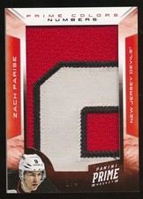 2012-13 Panini Prime Hockey Prime Colors Numbers Patch Zach Parise 1/4