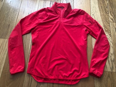ADIDAS SUPERNOVA HERREN ROT LANGARM HALF ZIP PERFORMANCE RUNNING TOP
