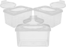 Baby Wipes Dispenser Tissue Storage Box Wet 3 Pcs Transparent