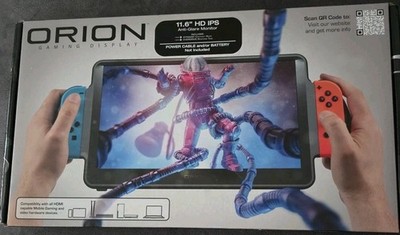 Orion by Up-Switch Nintendo Switch Tragbarer HD 11,6-Zoll-IPS-Gaming-Monitor