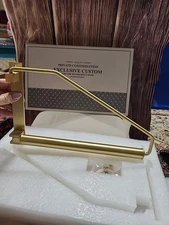 Foldable Wall Hanging Clothes/Coat Rack, Any Room, Storage, Drying, Brushed Gold