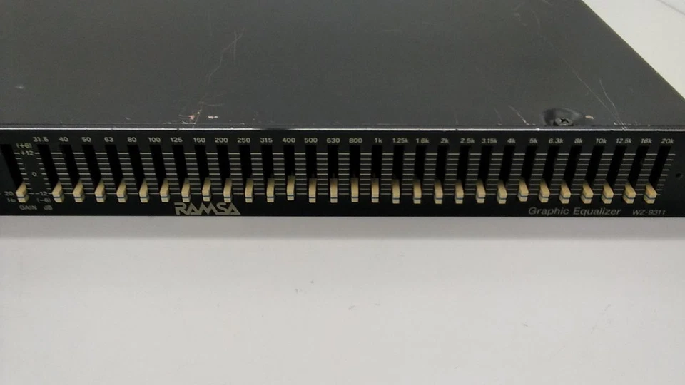 Ramsa Wz-9311 Graphic Equalizer Used Tested 100V Main unit only - Image 4 of 4