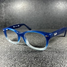 Ray-Ban Kids Eyeglasses RB1528 3581 Crystal Blue Clear Fade 48-16-130 Nice LOOK
