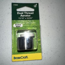 BrassCraft SF0323 Faucet Dual Thread Aerator New