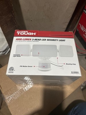 4000 lumen 3 head security light