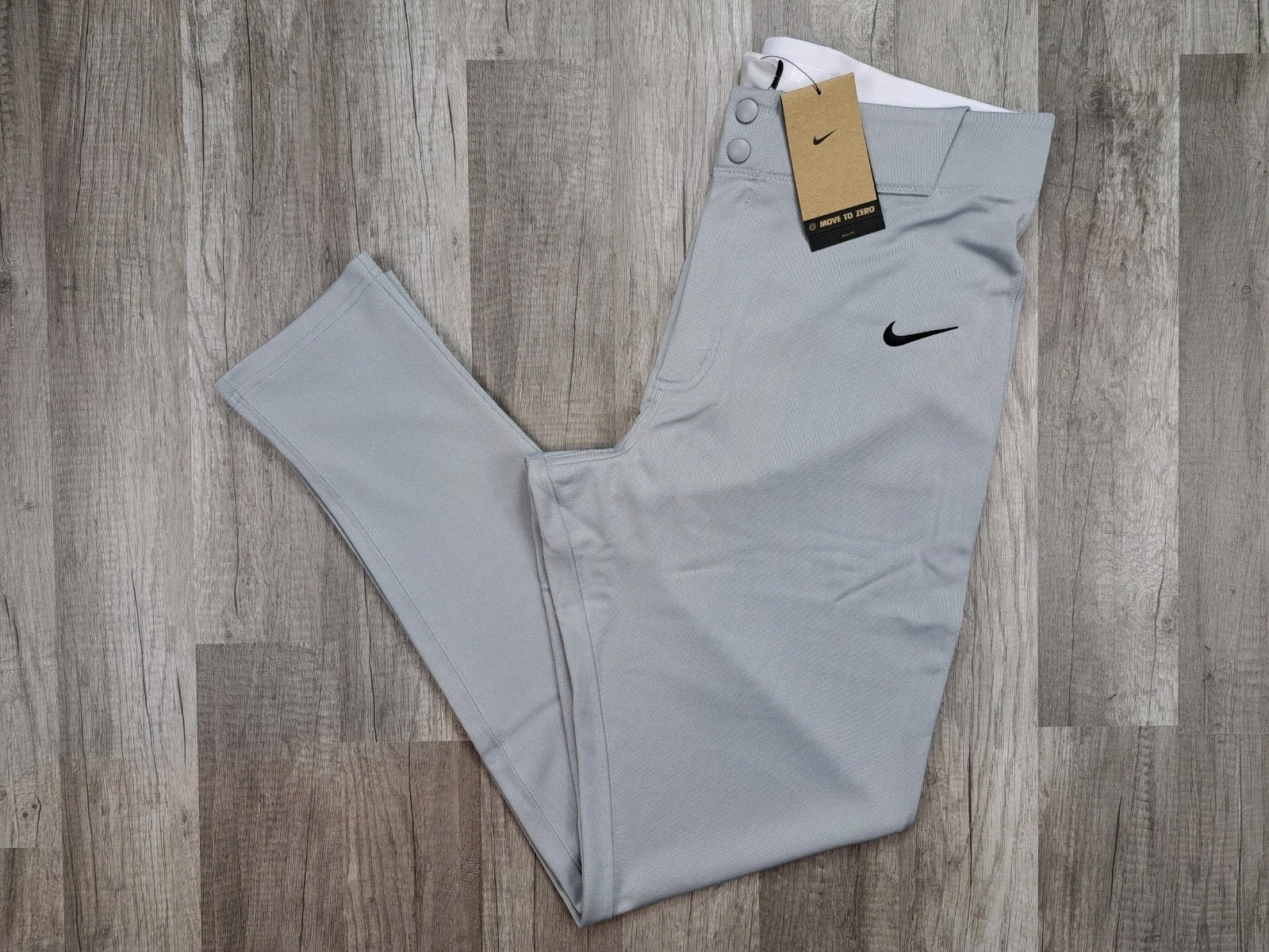 Nike Vapor Select 2 Full Length Tapered Baseball Pants Grey Men's Size Small NEW