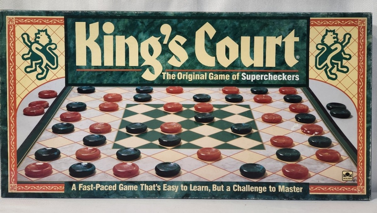 King's Court, The Original Game of Supercheckers by Golden