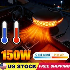 150W Heater Portable Heating Cooling Fan Defroster Demister for Car Truck 12V