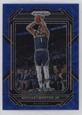 2022-23 Panini Prizm Choice Blue Prizm /49 Michael Porter Jr #28 16wc