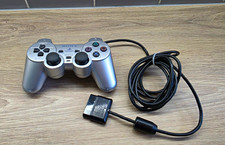 Sony PlayStation 2 PS2 Analog Wired Controller Silver SCPH-10010