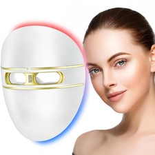 Red Blue LED Face Mask Light Therapy Anti Aging Acne Wrinkle Care