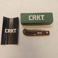 CRKT Venandi Rogers Slipjoint Pocket Knife 8Cr13MoV G10 Folder 7100 7 1/8" Open