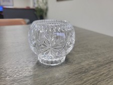 PartyLite Crystal Votive Candle Holder Starburst / Snowflake Design - Germany