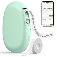 E10 Bluetooth Label Maker Machine with Tape, Green