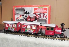LGB No. 94775 RUDOLPH NORTH POLE EXPRESS / G-SCALE CHRISTMAS TRAIN SET / 1995