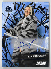 HIKARU SHIDA 2025 UPPER DECK AEW AUTO AUTOGRAPH CARD!