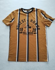 OFFICIAL DISNEY TEE SHIRT ? MICKEY MOUSE 1928 ? VINTAGE PREOWNED STRIPED DESIGN
