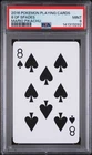 2016 POKEMON PLAYING CARDS MARIO PIKACHU 8 OF SPADES PSA 9