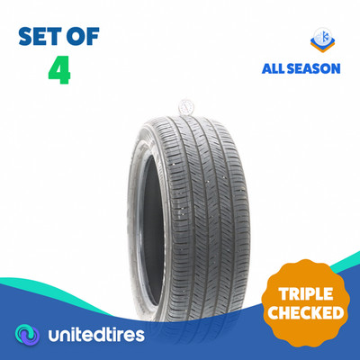 Set of (4) Used 215/55R17 Kumho Solus TA31 Plus 94V - 6-8/32 (14MQE)