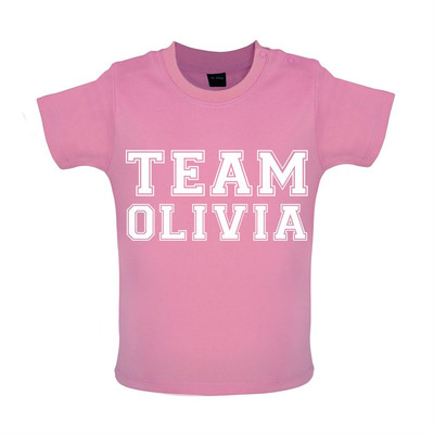 Team Olivia - Baby T-Shirt / Strampler - Sänger Lyrics Rodrigo Fan Tour Love Tour