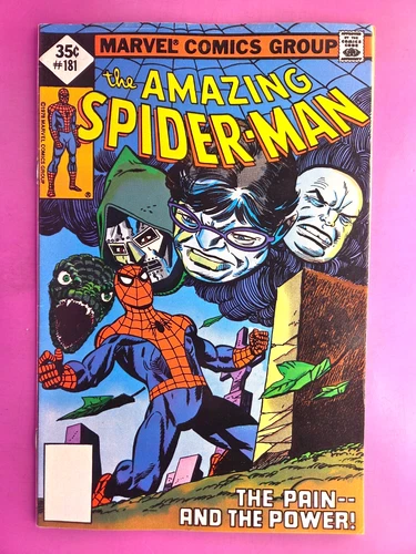 THE AMAZING SPIDER-MAN #181   VG(LOWER GRADE)  1978 COMBINE SHIP BX2413
