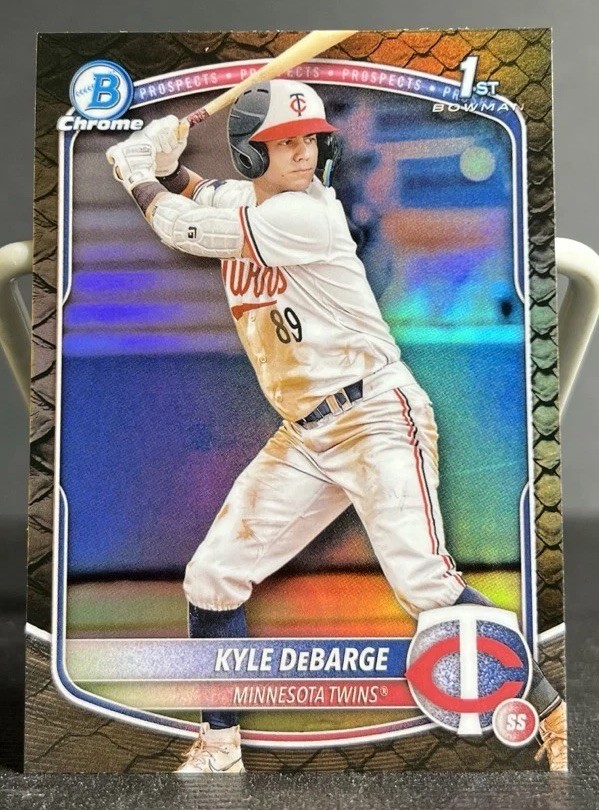 2025 Bowman - Chrome Prospects Kyle DeBarge #BCP-139 Reptilian Refractor (RC)