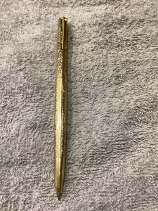 VINTAGE SHEAFFER GRAPES & VINES 12K GOLD FILLED BALLPOINT PEN-USA.