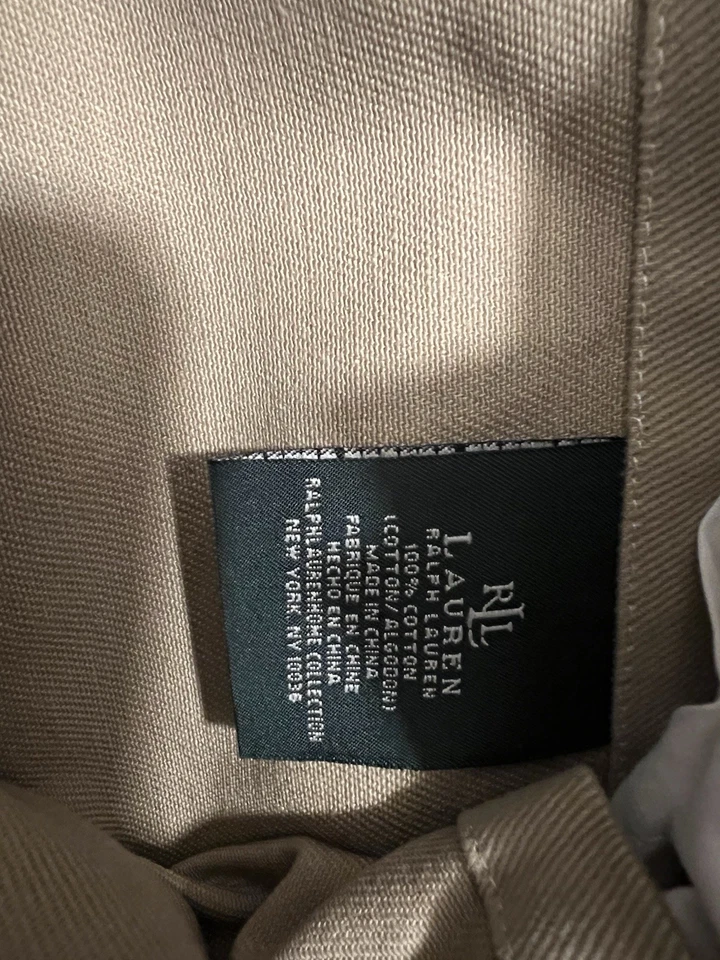 Falda y fundas de cama Ralph Lauren tamaño queen Foto 3 de 4