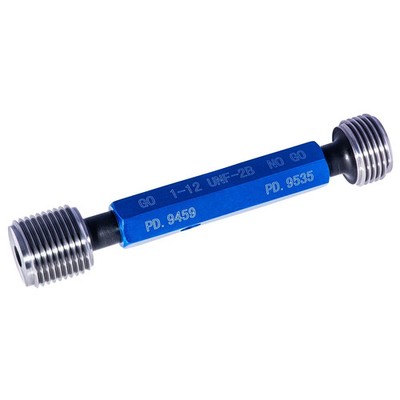 Tanfel 1''-12 UNF-2B Taperlock GO NOGO Thread Plug Gage - Gauge.  CERTIFIED