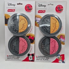Disney Dash Mini Waffle Plates Ceramic Nonsti...