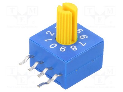 5Ncm DEC/BCD Pos: 10 Kodierschalter THT RKontakt max: 100mΩ