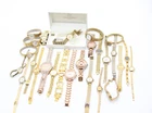 F x25 Ladies Quartz Gold Tone Wristwatches Inc Sekonda, DKNY, Timex Etc