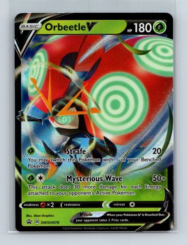 Orbeetle V - SWSH078 SWSH078 Promo SWSH: Sword & Shield Promo Cards Pokemon