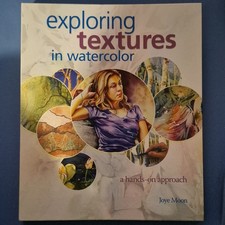 Joye Moon Watercolor Painting 'Exploring Textures' Figure  Life Drawing Art