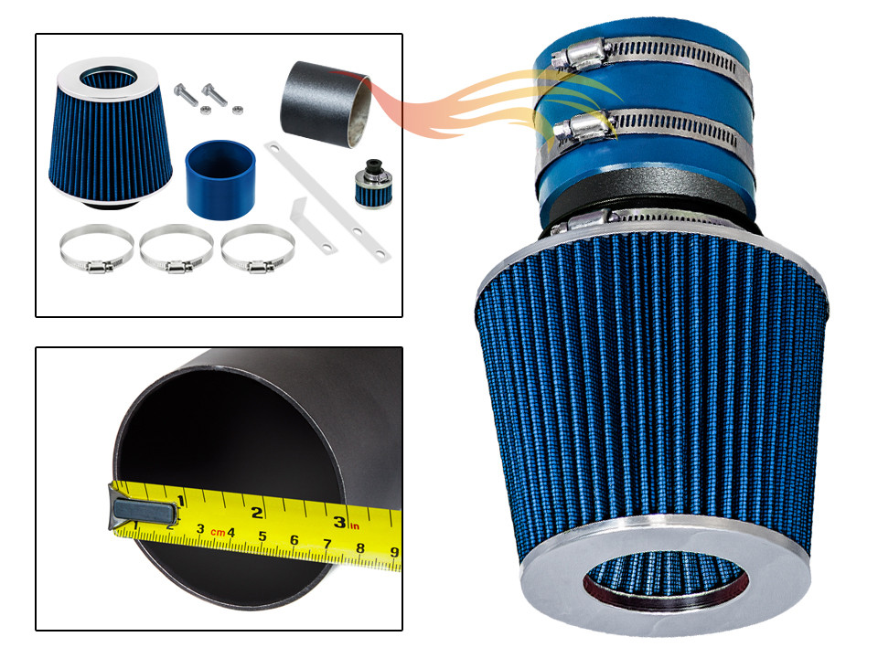 XYZ RW BLUE Air Intake Kit+Filter 1993-1998 Jetta Passat Golf Corrado 2.8L VR6