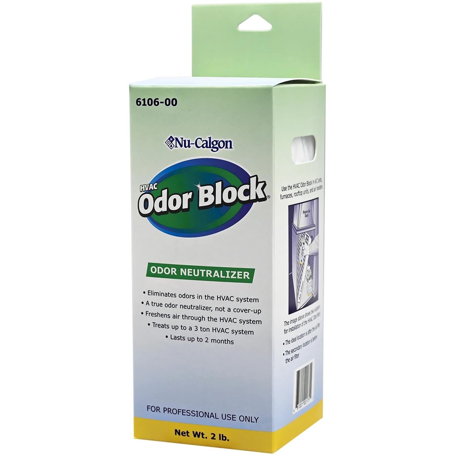 Nu-Calgon 6106-00, HVAC Odor Block Air Freshener for Residential AC & Heat