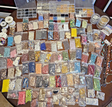 12 lb Lot Jewelry Making Beads Metal Findings Glass Crystal Fire Mountain Gems