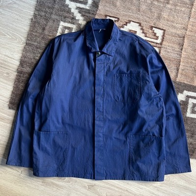Vintage French German Workwear Utility Chore Jacket Size XL