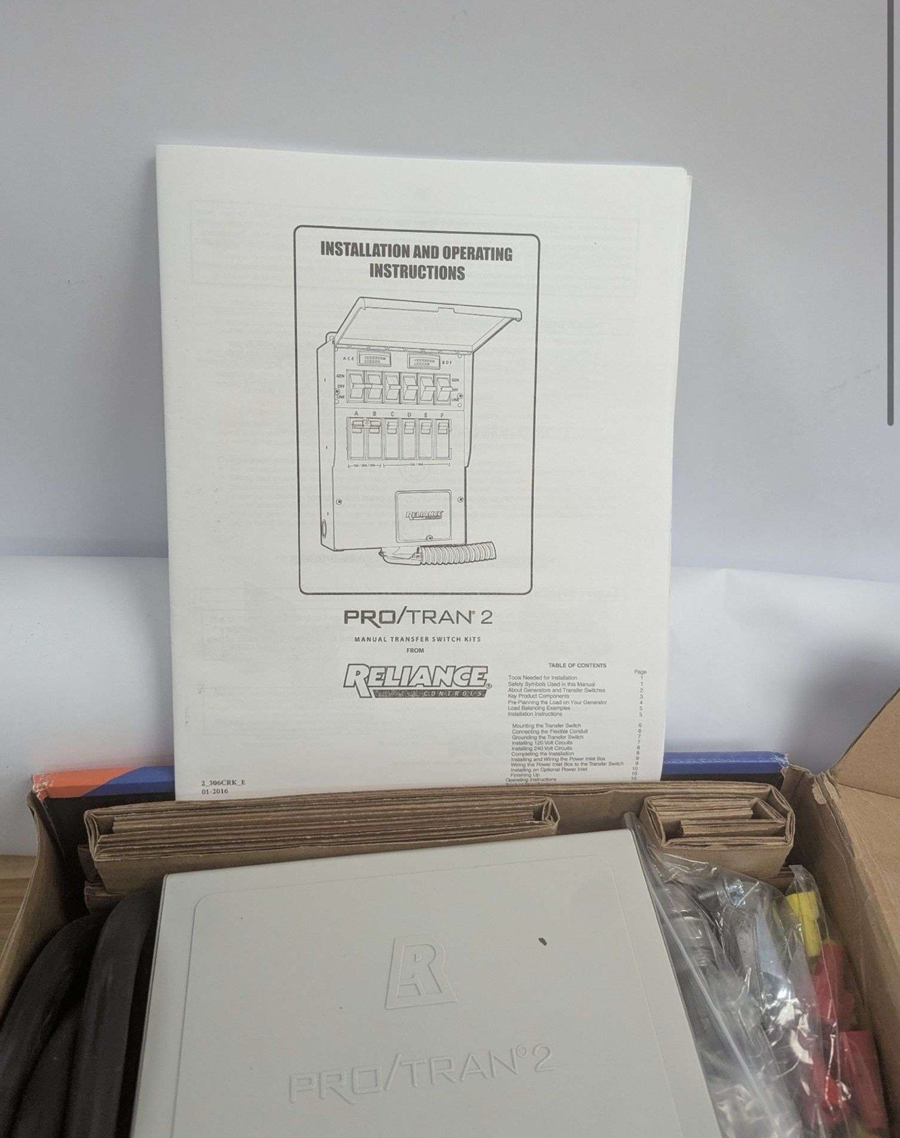 Reliance Controls Backup Power 8000 WATT Transfer Switch Kit 3006HDK